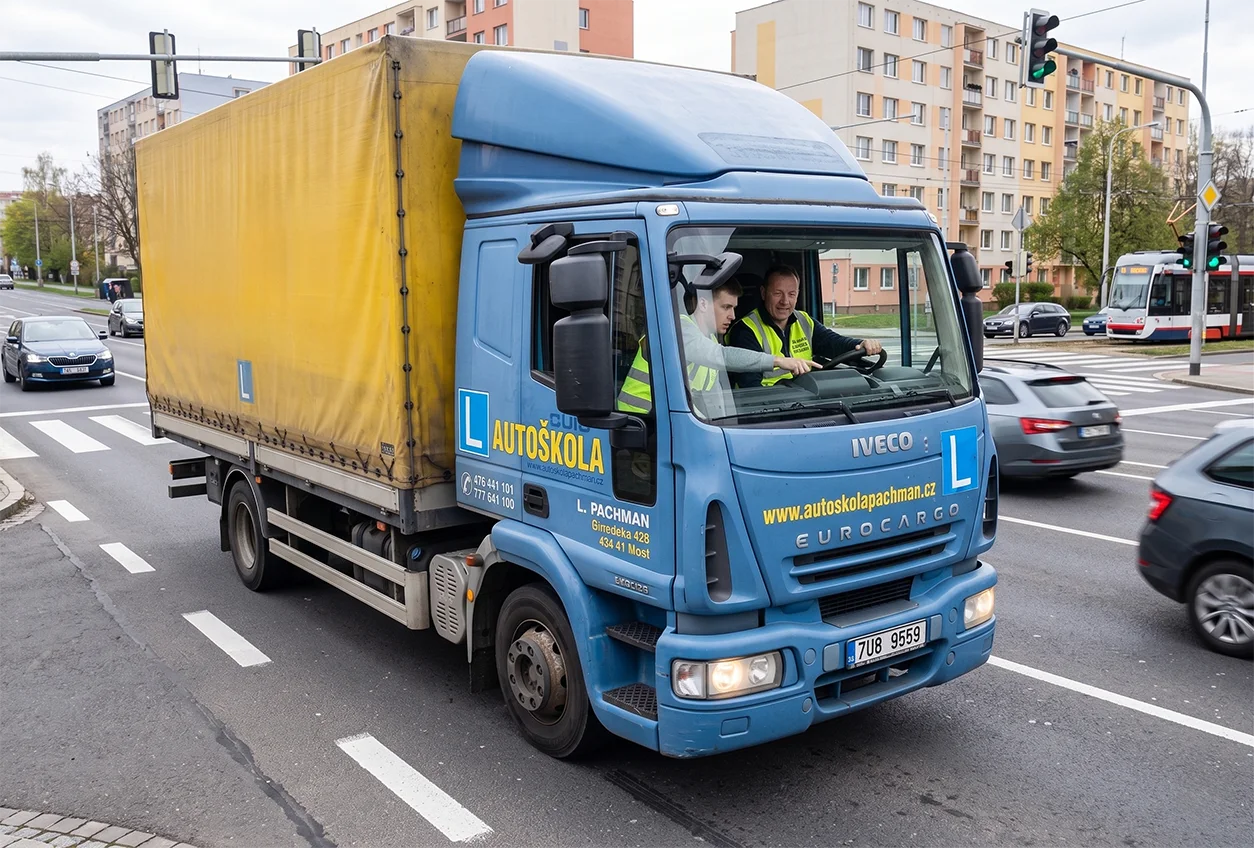 Vozový park autoškoly Pachman Nákladní vůz